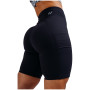 Дамски къси панталони Nebbia High-Waist Shorts with Pockets Primal черен BLACK
