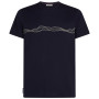 Мъжка тениска Icebreaker Men Merino 150 Tech Lite SS Tee Mountain Pulse тъмно син Midnight Navy