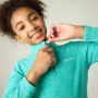 Детски суитшърт Regatta Hot Shot Marl Turquoise