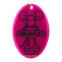 Висулка Boll Reflective Pendant 4 розов Magenta
