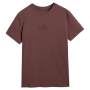 Мъжка тениска 4F Tshirt M2961 кафяв DARK BROWN