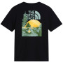 Мъжка тениска The North Face M Pitch A Tent Relaxed Ss Tee черен TNF BLACK